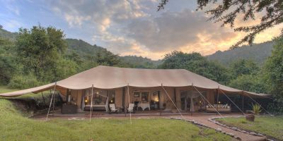 Cottars Family Tent Outside