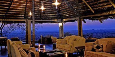 Serengeti Pioneer Camp Lounge Interior At Sunset Mid Light